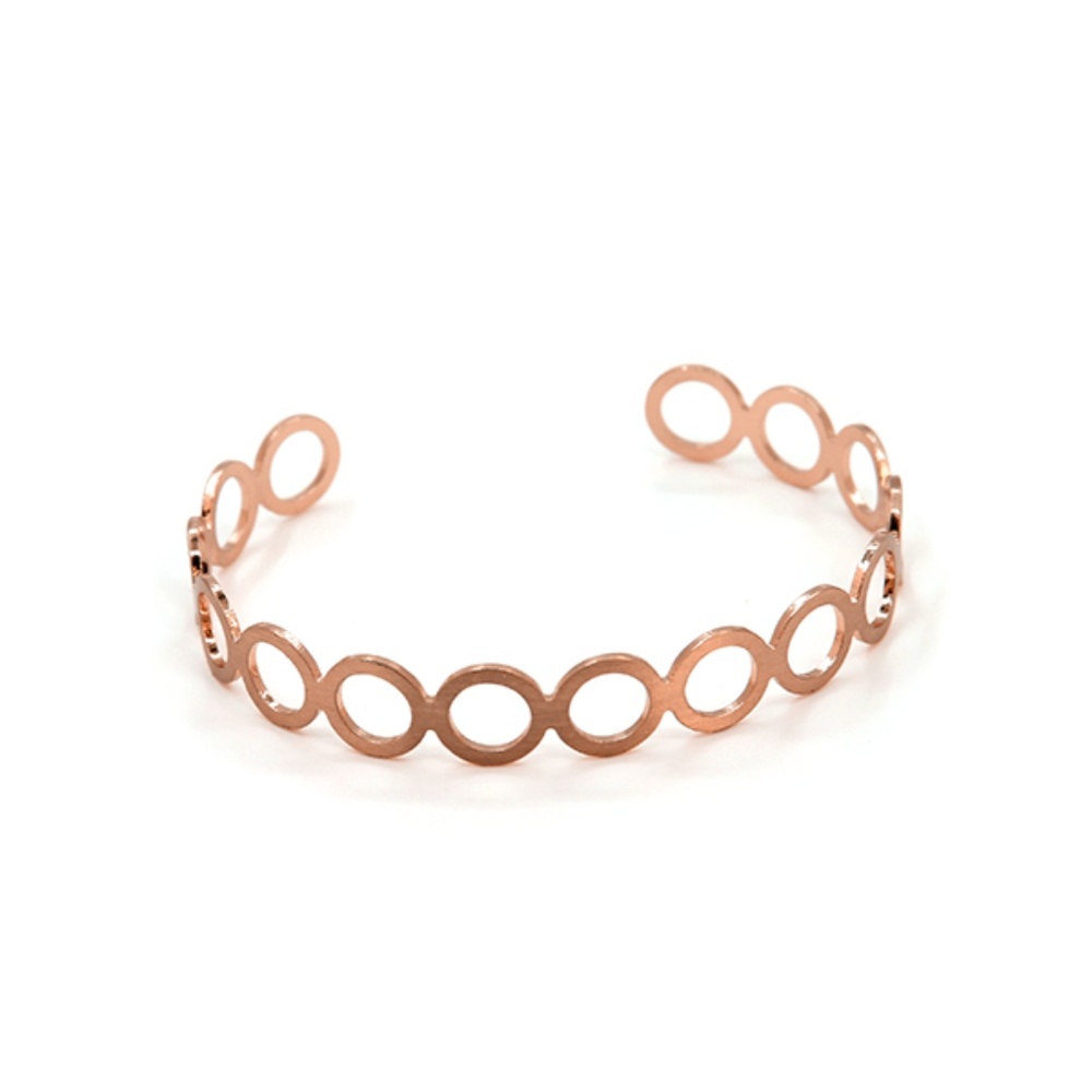 Loop Hoop Rose Gold Cuff Bracelet
